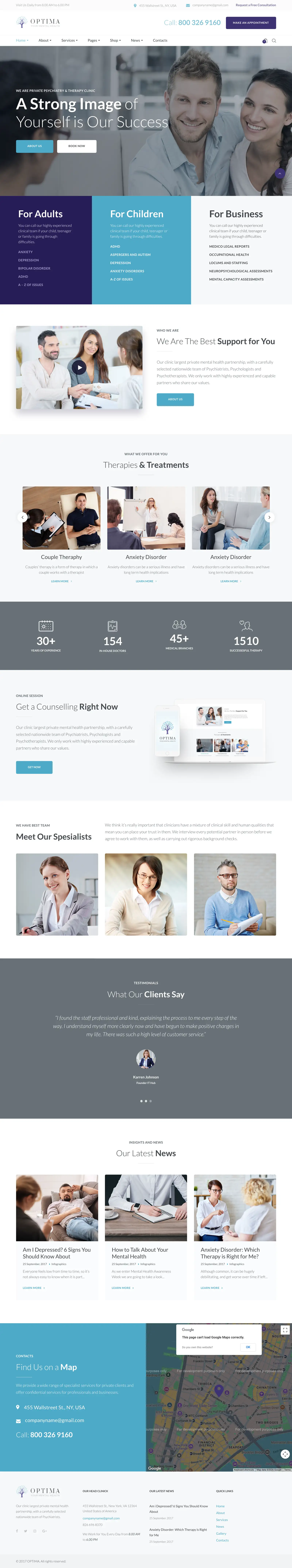 Psychologist website